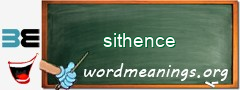 WordMeaning blackboard for sithence